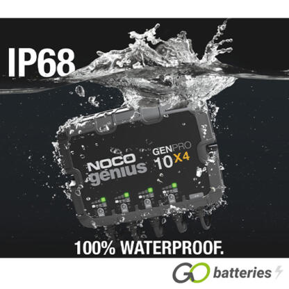NOCO GENIUS GENPRO 10X4 12V 10-Amp 4-Bank On-Board Smart Battery Charger - Image 4