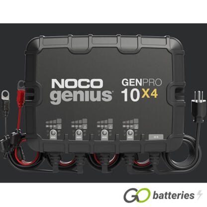 NOCO GENIUS GENPRO 10X4 12V 10-Amp 4-Bank On-Board Smart Battery Charger - Image 5