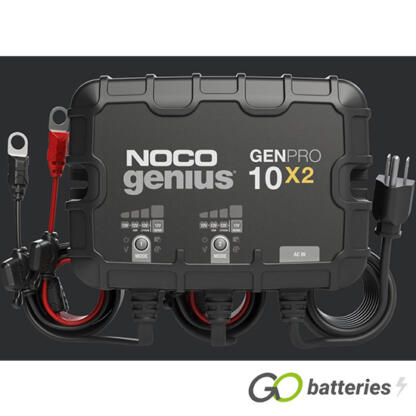 NOCO GENIUS GENPRO 10X2 12V 10-Amp 2-Bank On-Board Smart Battery Charger - Image 5