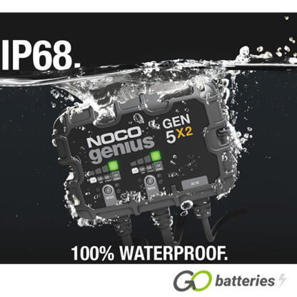 NOCO GENIUS GEN 5X2 12V 5-Amp 2-Bank On-Board Smart Battery Charger - Image 4