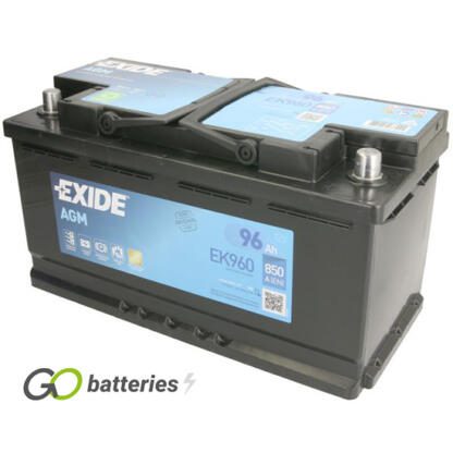 EK960 EXIDE AGM Start-Stop Battery 12V 96Ah (017AGM) (019AGM) - Image 3