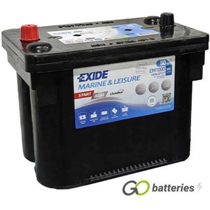 EM1000 EXIDE AGM Battery MAXXIMA MAX900 (RTS4.2)