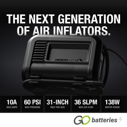 NOCO AIR10 Portable Air Inflator 12V 10A (Tyre Inflator) - Image 2