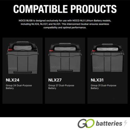 BUS8 Noco 8" Interconnect Busbar For NLX Range Battery - Image 5