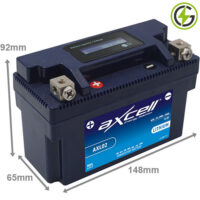 AXL02 Axcell Lithium Powersport Battery 12V 4Ah 240A (YT7B-4) (YT9B-4)