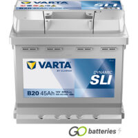 B20 Varta Dynamic SLI Battery 12V 45Ah 545 413 040 (077)