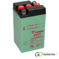 B49-6 Yuasa Motorcycle Battery 6V 8.4Ah (B496)