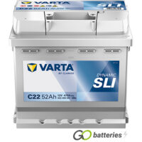 C22 Varta Dynamic SLI Battery 12V 52Ah 552 400 047 (012)
