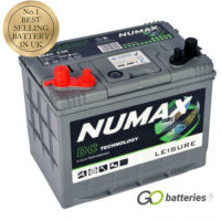 DC24MF Numax Sealed Leisure Battery 12V 80Ah