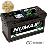 DC25MF Numax Sealed Leisure Battery 12V 105Ah