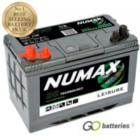DC27MF Numax Sealed Leisure Battery 12V 95Ah
