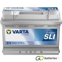 E12 Varta Dynamic SLI Battery 12V 74Ah 574 013 068 (096R)