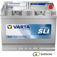 E23 Varta Dynamic SLI Battery 12V 70Ah 570 412 063 (068)