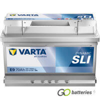 E9 Varta Dynamic SLI Battery 12V 70Ah 570 144 064 (100)