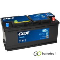EB1100 EXIDE Excell Car Battery 12V 110Ah (020) (020SE)