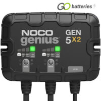 NOCO GENIUS GEN 5X2 12V 5-Amp 2-Bank On-Board Smart Battery Charger