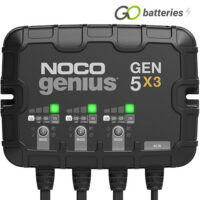 NOCO GENIUS GEN 5X3 12V 5-Amp 3-Bank On-Board Smart Battery Charger