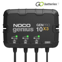 NOCO GENIUS GENPRO 10X3 12V 10-Amp 3-Bank On-Board Smart Battery Charger