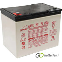 NP75-12 ENERSYS GENESIS VRLA Battery 12V 75Ah