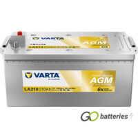 LA210 Varta Professional AGM Dual Purpose Leisure Battery 840 210 120