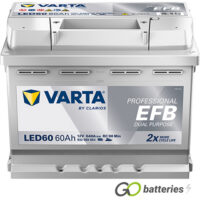 LED60 Varta Professional EFB Dual Purpose Leisure Battery 930 060 064