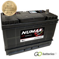 LV30MF Numax Sealed Leisure Battery 12V 105Ah