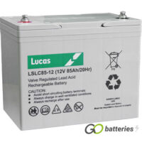 LSLC85-12 Lucas AGM Battery 12V 85Ah