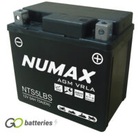 YT5L-BS Numax Motorcycle Battery 12V 5Ah (NTS5LBS) (YT5LBS)