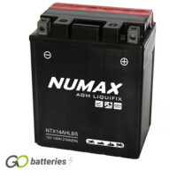 YTX14AHL-BS Numax AGM Motorcycle Battery 12V 14Ah (NTX14AHL-BS) (YB14L-A2)