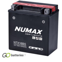 YTX16-BS Numax AGM Motorcycle Battery 12V 14Ah (NTX16-BS) (YTX16BS)