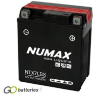YTX7L-BS Numax AGM Motorcycle Battery 12V 6Ah (NTX7L-BS) (YTX7LBS)