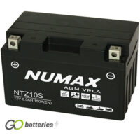 YTZ10S Numax AGM Motorcycle Battery 12V 8.5Ah (NTZ10S)