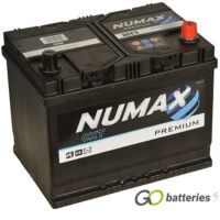 068 Numax Premium Car Battery 12V 68Ah