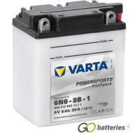 6N6-3B-1 Varta Freshpack Motorcycle Battery 6V 6Ah 006 012 003 (6N63B)