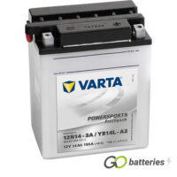 YB14L-A2 Varta Freshpack Motorcycle Battery 12V 14Ah 514 011 014 (514 011 019) (YB14LA2) (12N14-3A)