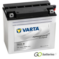 YB16-B Varta Freshpack Motorcycle Battery 12V 19Ah 519 012 019 (519 012 024) (YB16B)