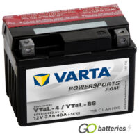 YT4L-BS Varta AGM Motorcycle Battery 12V 3Ah 503 014 003 (YTX4L-BS) (YTX4LBS)