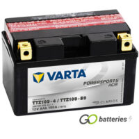 TTZ10S-BS Varta AGM Motorcycle Battery 12V 8Ah 508 901 015 (YTZ10S-BS) (YTZ10S)